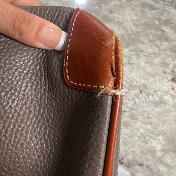 Dooney & Bourke Dark Brown Shoulder Bag - Picture 4 of 14